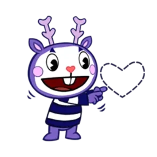 Стикер из набора Happy Tree Friends для Телеграм: Статические 🥰