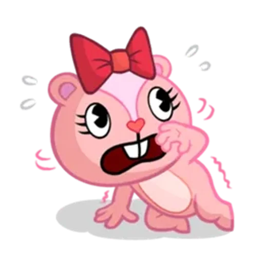Стикер из набора Happy Tree Friends для Телеграм: Статические 😨