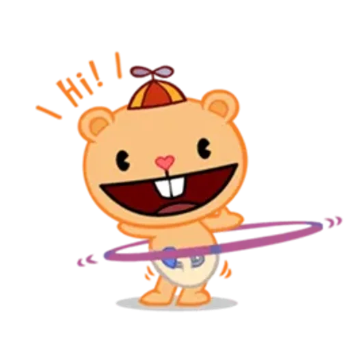 Стикер из набора Happy Tree Friends для Телеграм: Статические 😀