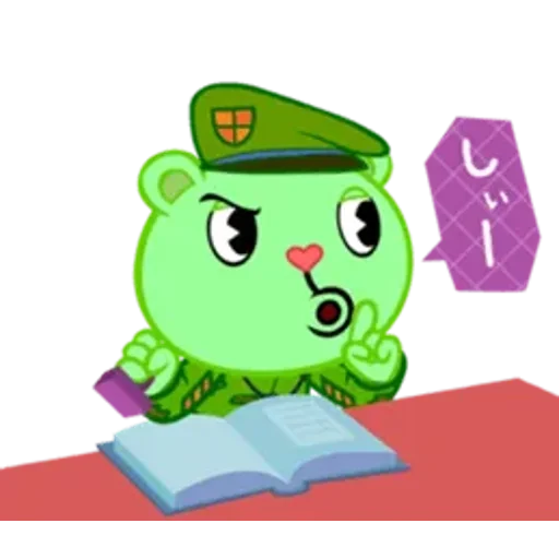 Стикер из набора Happy Tree Friends для Телеграм: Статические 🤫