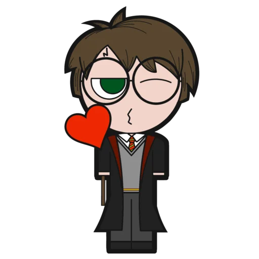 Стикер из набора HARRY POTTER @amadolls для Телеграм: Статические 😘