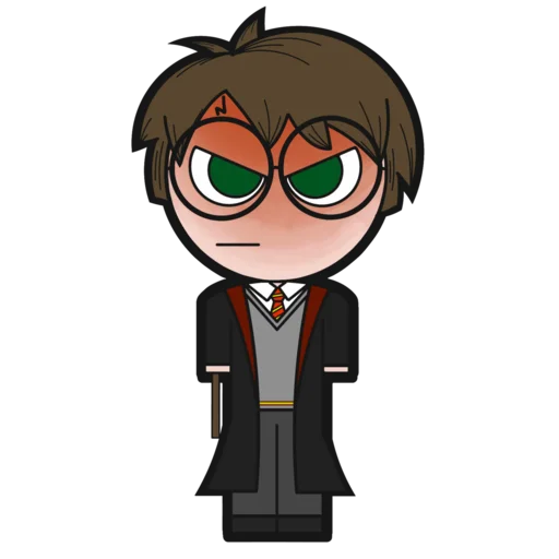 Стикер из набора HARRY POTTER @amadolls для Телеграм: Статические 😡