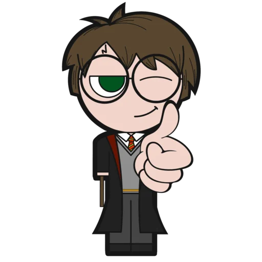 Стикер из набора HARRY POTTER @amadolls для Телеграм: Статические 👍