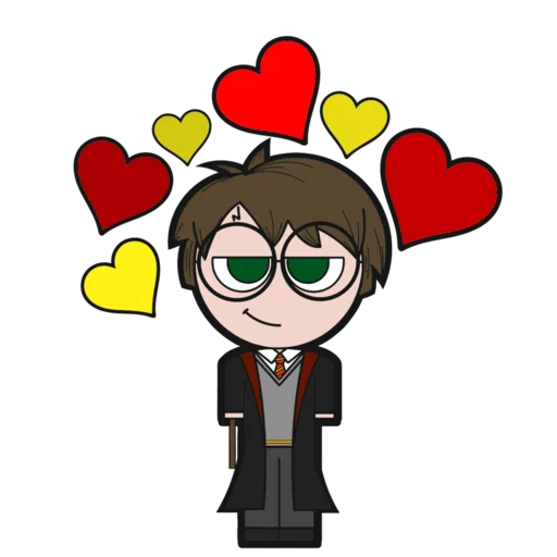 Стикер из набора HARRY POTTER @amadolls для Телеграм: Статические 🥰