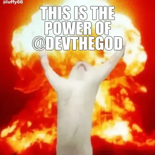 Стикер из набора @DEVTHEGOD's Hêllẞø† Vol.1 для Телеграм: Статические 😎