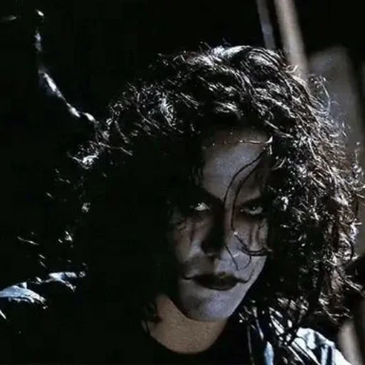 Стикер из набора The Crow 1994(by pourmecoffe) для Телеграм: Статические 😑