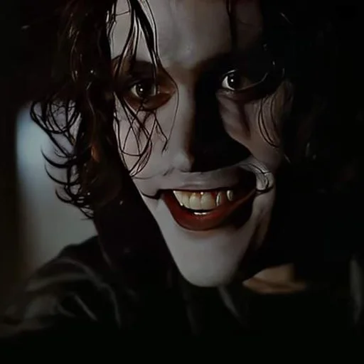 Стикер из набора The Crow 1994(by pourmecoffe) для Телеграм: Статические 😈