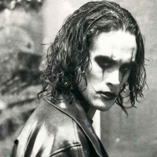 Стикер из набора The Crow 1994(by pourmecoffe) для Телеграм: Статические 😒