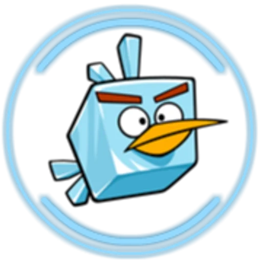 Стикерпак Ice bird (стики by @Glistoperka) :: @fStikBot для Телеграм: Анимированные, Видео, Статические