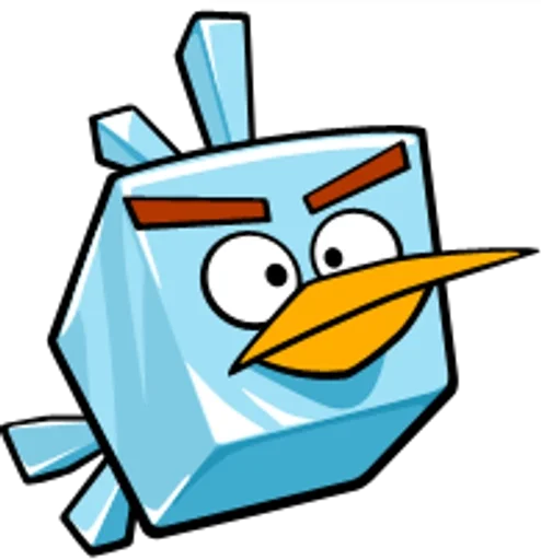 Стикер из набора Ice bird (стики by @Glistoperka) :: @fStikBot для Телеграм: Анимированные, Видео, Статические 🧊