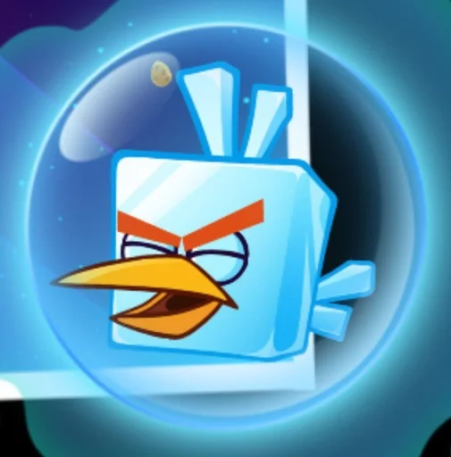 Стикер из набора Ice bird (стики by @Glistoperka) :: @fStikBot для Телеграм: Анимированные, Видео, Статические 😣