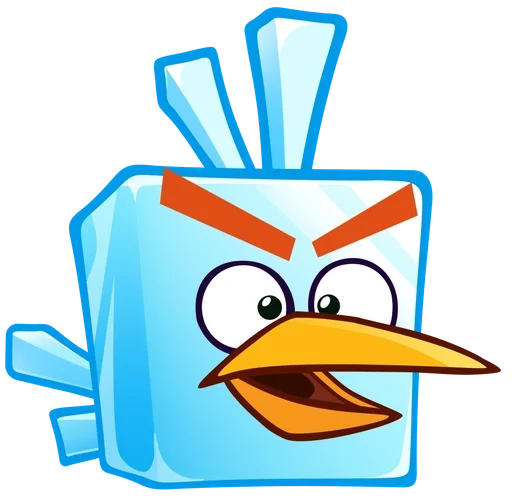 Стикер из набора Ice bird (стики by @Glistoperka) :: @fStikBot для Телеграм: Анимированные, Видео, Статические 😠