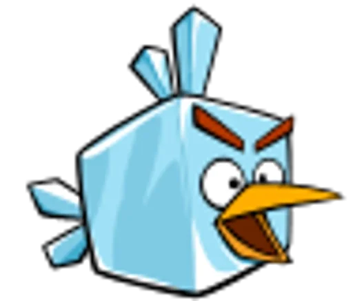 Стикер из набора Ice bird (стики by @Glistoperka) :: @fStikBot для Телеграм: Анимированные, Видео, Статические 😠