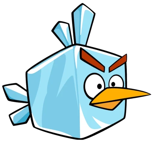 Стикер из набора Ice bird (стики by @Glistoperka) :: @fStikBot для Телеграм: Анимированные, Видео, Статические 😳