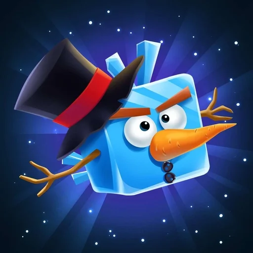 Стикер из набора Ice bird (стики by @Glistoperka) :: @fStikBot для Телеграм: Анимированные, Видео, Статические ☃️