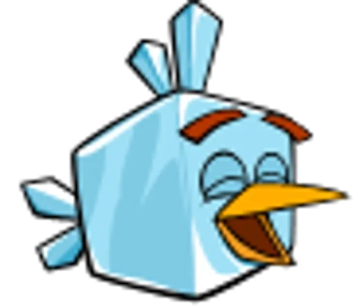 Стикер из набора Ice bird (стики by @Glistoperka) :: @fStikBot для Телеграм: Анимированные, Видео, Статические 😄