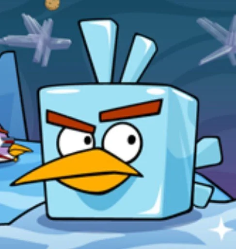 Стикер из набора Ice bird (стики by @Glistoperka) :: @fStikBot для Телеграм: Анимированные, Видео, Статические 🤨