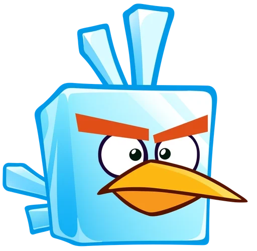 Стикер из набора Ice bird (стики by @Glistoperka) :: @fStikBot для Телеграм: Анимированные, Видео, Статические 🧐