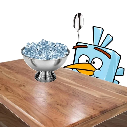 Стикер из набора Ice bird (стики by @Glistoperka) :: @fStikBot для Телеграм: Анимированные, Видео, Статические 😋
