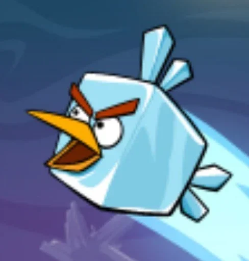 Стикер из набора Ice bird (стики by @Glistoperka) :: @fStikBot для Телеграм: Анимированные, Видео, Статические 😡