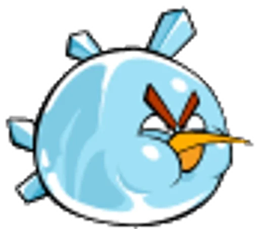 Стикер из набора Ice bird (стики by @Glistoperka) :: @fStikBot для Телеграм: Анимированные, Видео, Статические 🔵