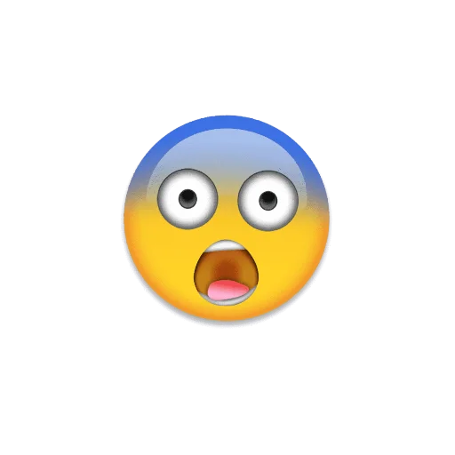 Стикер из набора Meme with emojis для Телеграм: Статические 😨