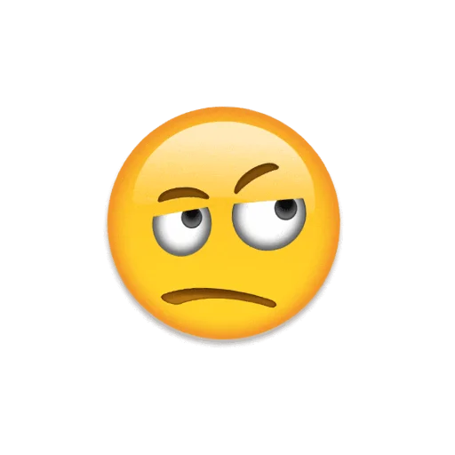 Стикер из набора Meme with emojis для Телеграм: Статические 😒