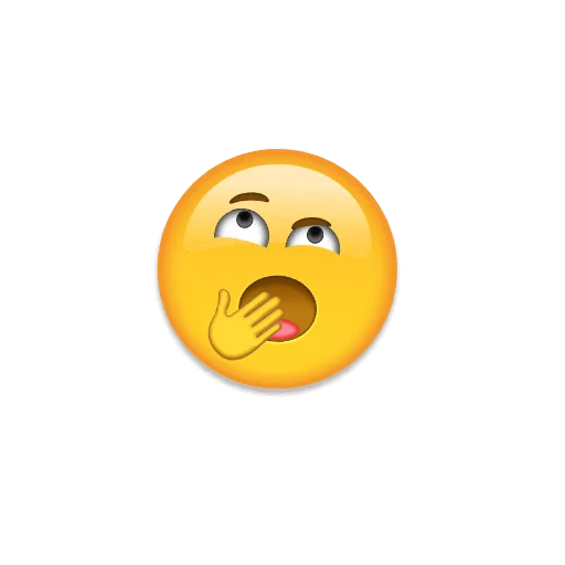 Стикер из набора Meme with emojis для Телеграм: Статические 🥱