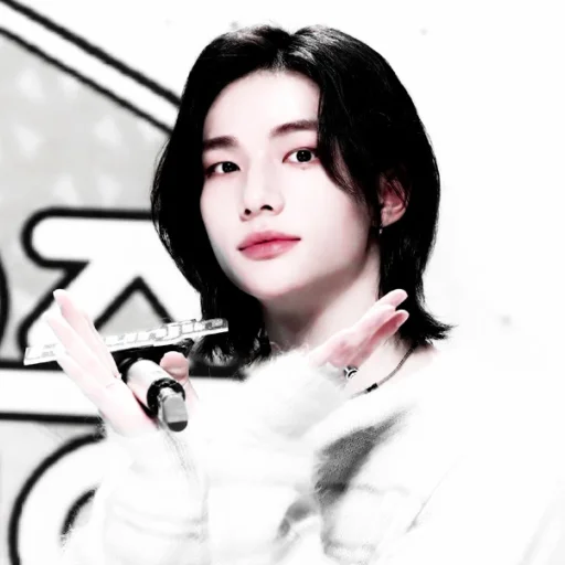 Стикер из набора hyunjin для Телеграм: Статические 🍙