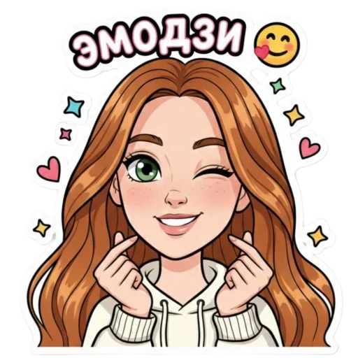 Стикер из набора Irinka @moy_yslygi для Телеграм: Статические ☺️