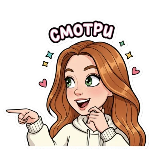 Стикер из набора Irinka @moy_yslygi для Телеграм: Статические 👀