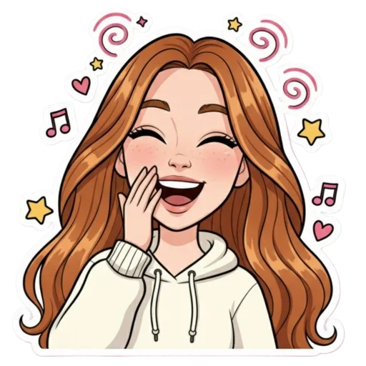Стикер из набора Irinka @moy_yslygi для Телеграм: Статические 😁