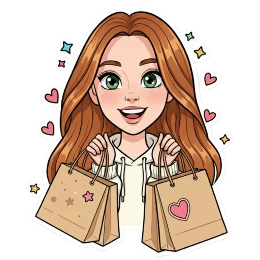 Стикер из набора Irinka @moy_yslygi для Телеграм: Статические 🛍️