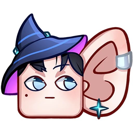 Стикер из набора @Premium_Stikers | Ирма Без Текста для Телеграм: Анимированные, Статические 👂