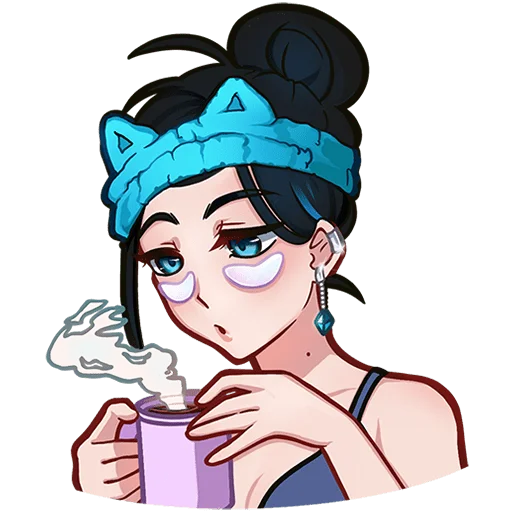 Стикер из набора @Premium_Stikers | Ирма Без Текста для Телеграм: Анимированные, Статические 🥱