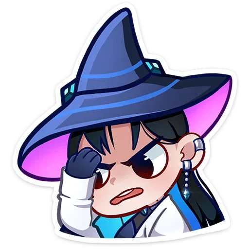 Стикер из набора Ирма | @Premium_Stikers для Телеграм: Анимированные, Статические 😡