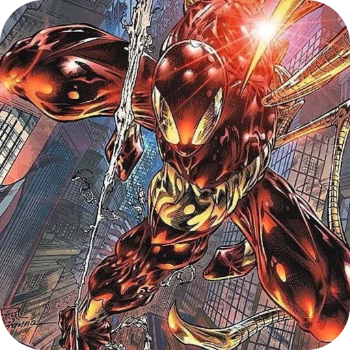 Стикер из набора Iron Spider-Man • @Earth928B для Телеграм: Статические 🔥