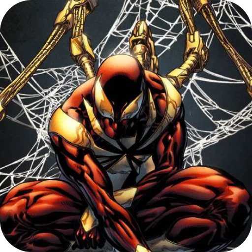 Стикер из набора Iron Spider-Man • @Earth928B для Телеграм: Статические 😏