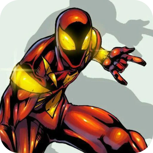 Стикер из набора Iron Spider-Man • @Earth928B для Телеграм: Статические 😠