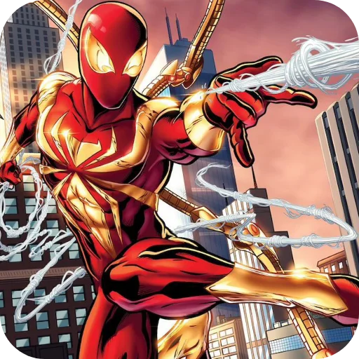 Стикер из набора Iron Spider-Man • @Earth928B для Телеграм: Статические 🤟