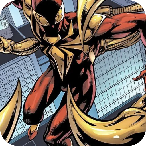 Стикер из набора Iron Spider-Man • @Earth928B для Телеграм: Статические 😠