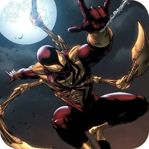 Стикер из набора Iron Spider-Man • @Earth928B для Телеграм: Статические 🌑
