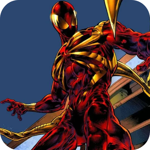 Стикер из набора Iron Spider-Man • @Earth928B для Телеграм: Статические 😡