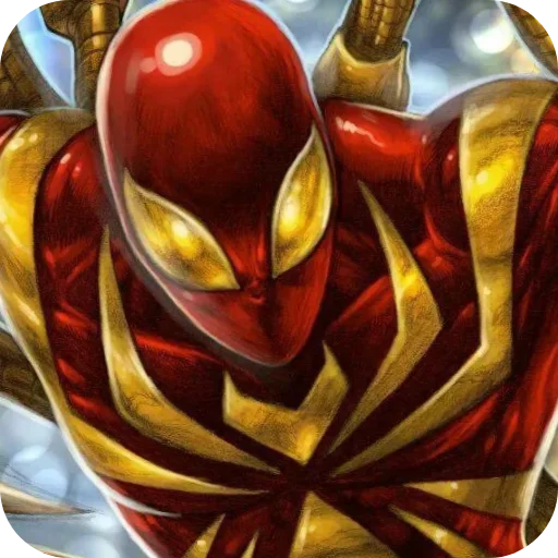 Стикер из набора Iron Spider-Man • @Earth928B для Телеграм: Статические 😠