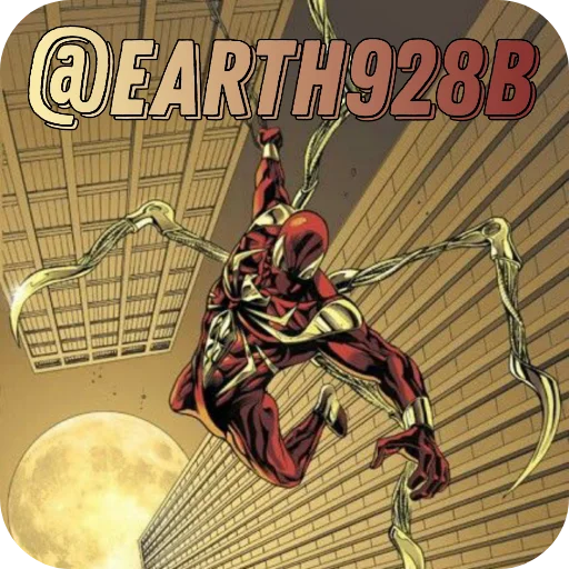 Стикер из набора Iron Spider-Man • @Earth928B для Телеграм: Статические 🖼