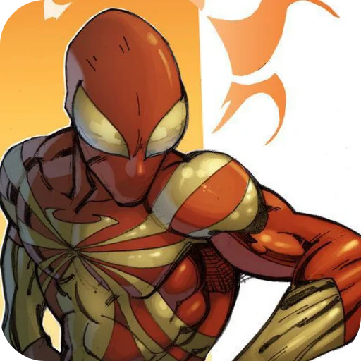 Стикер из набора Iron Spider-Man • @Earth928B для Телеграм: Статические 🤨