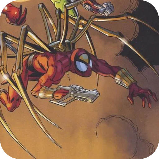 Стикер из набора Iron Spider-Man • @Earth928B для Телеграм: Статические 😠