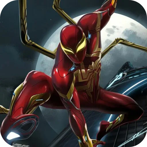 Стикер из набора Iron Spider-Man • @Earth928B для Телеграм: Статические 😡