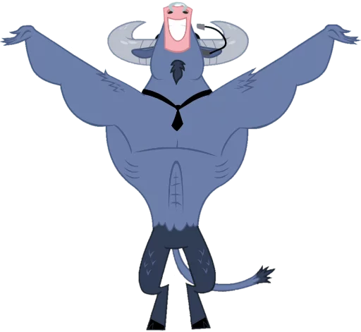 Стикер из набора Iron Will by @MLPNetwork для Телеграм: Статические 💪