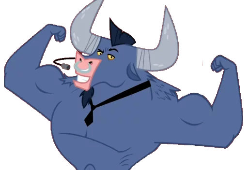 Стикер из набора Iron Will by @MLPNetwork для Телеграм: Статические 💪